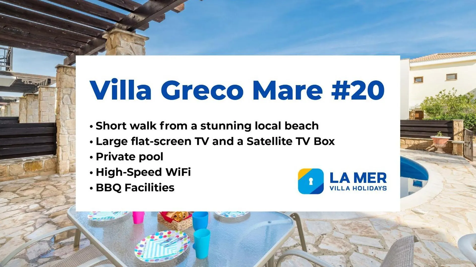Villa Greco Mare #20 Протарас Кипр
